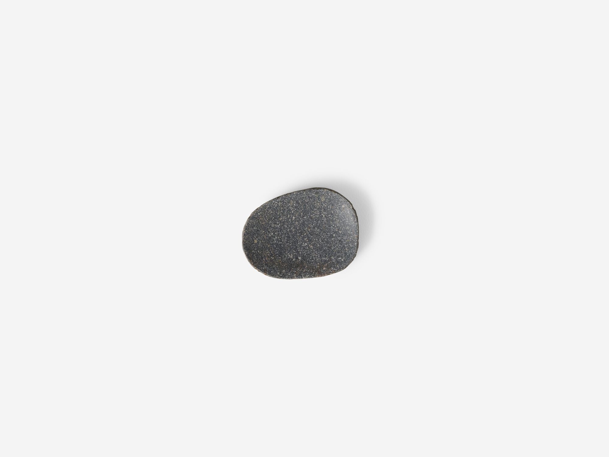 Top view of natural stone platform plate